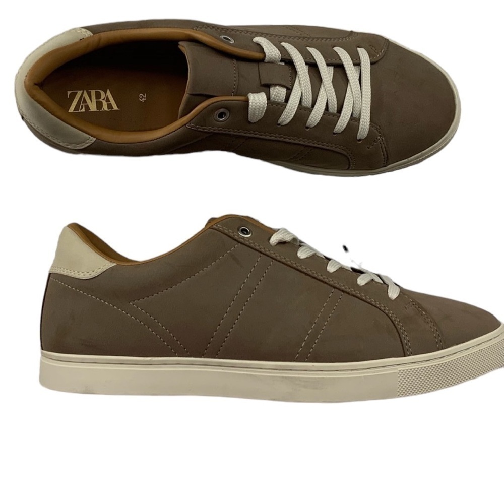 Zara Men’s Brown Sneakers Shoes